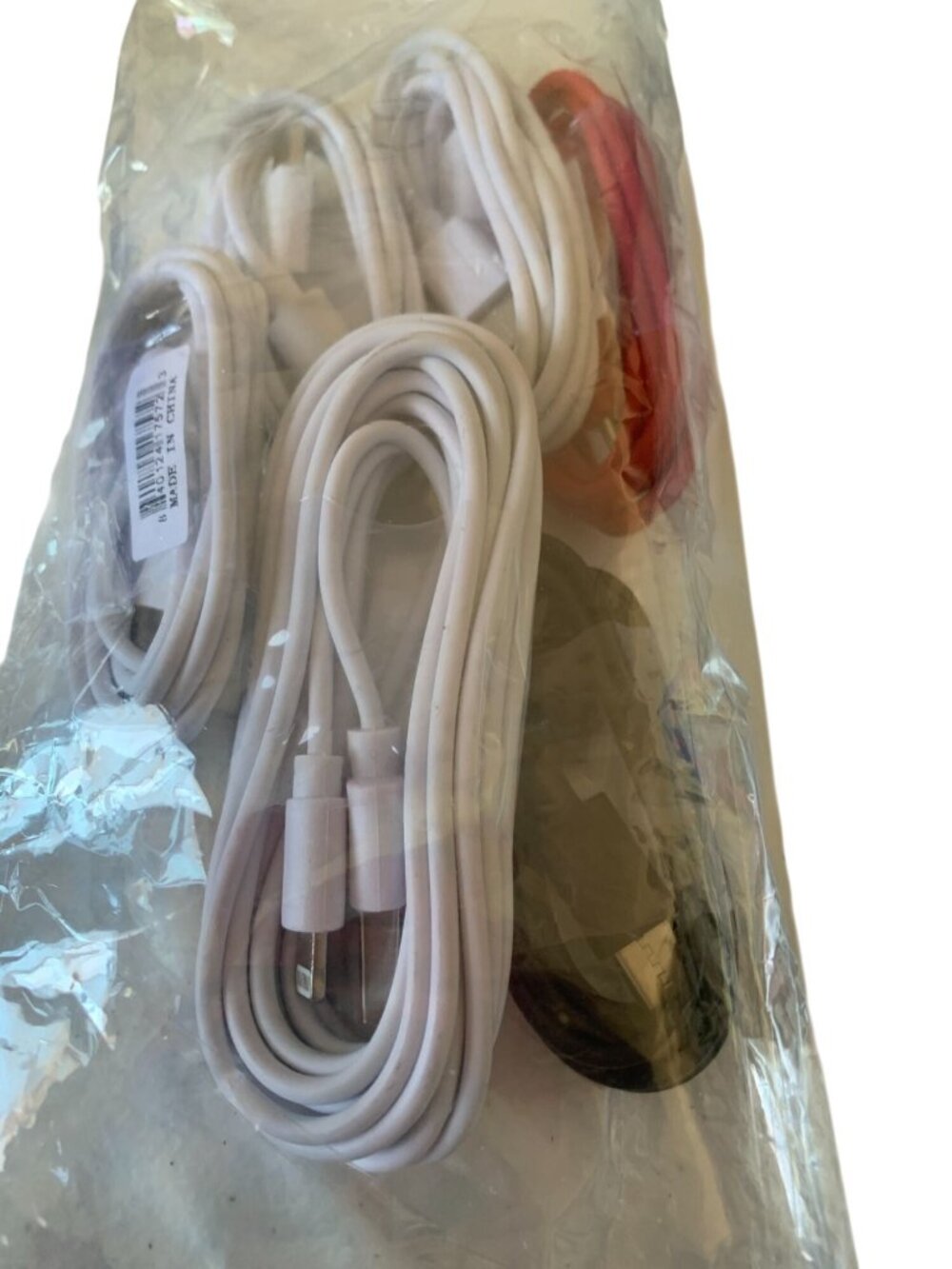 cables Lightning Charging Bundle For Apple Devices White Durable & Compact Desig